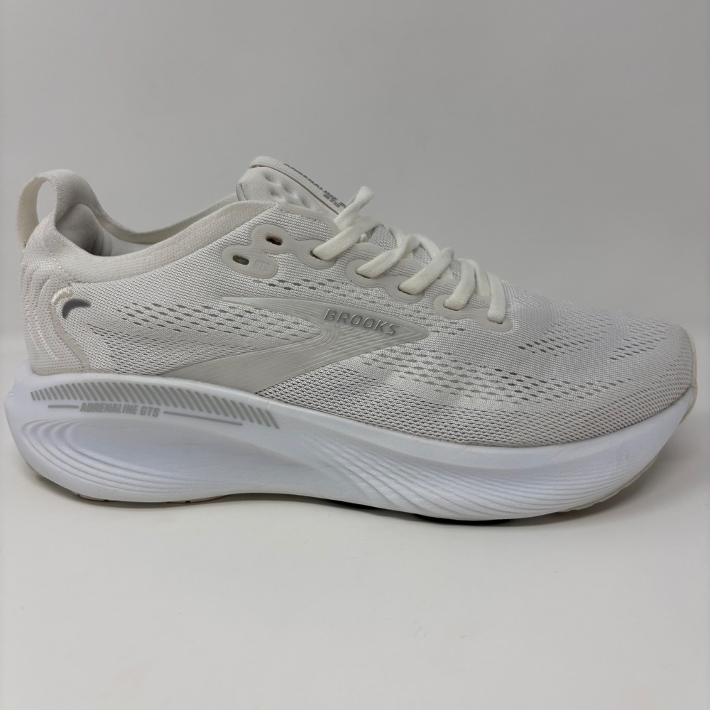 Brooks Adrenaline GTS 25 Women's Size 8.5 Wide White Running Shoes (1204431D127)